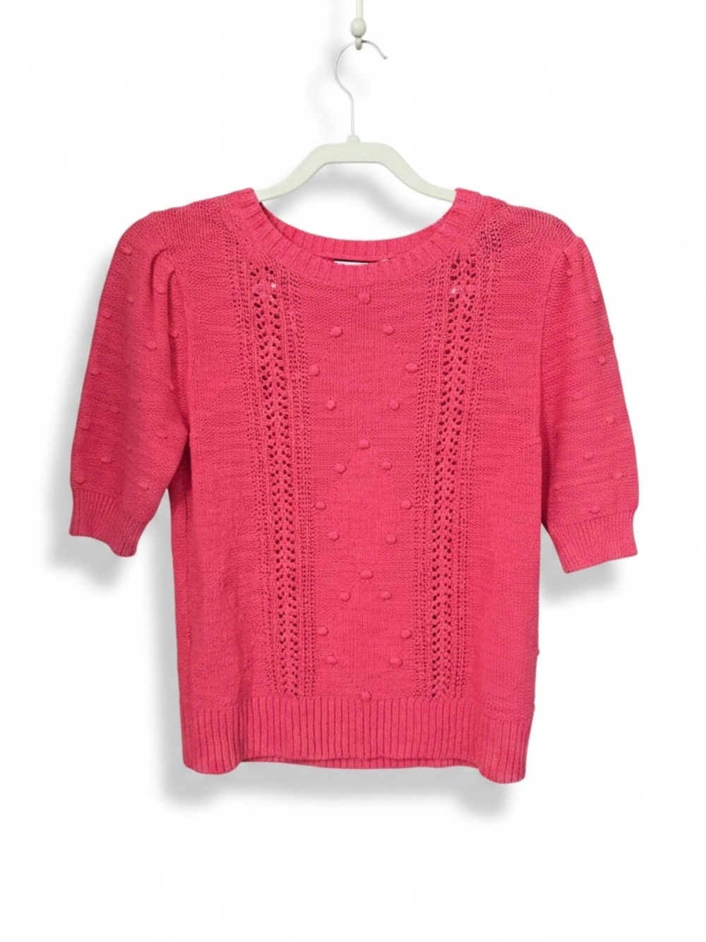 J. Crew Cotton Blend Short Sleeve Sweater Size S